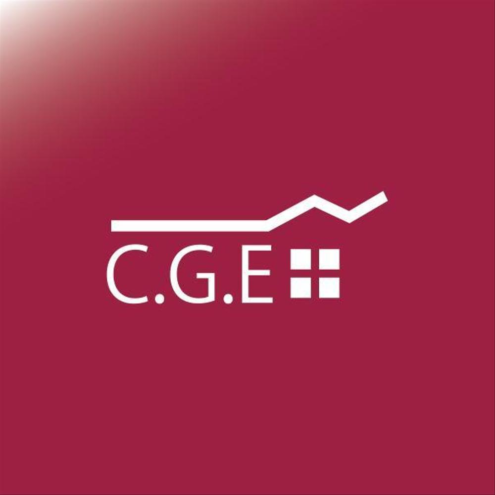 不動産業者　株式会社C.G.Eへの社名変更に伴うロゴの依頼です。