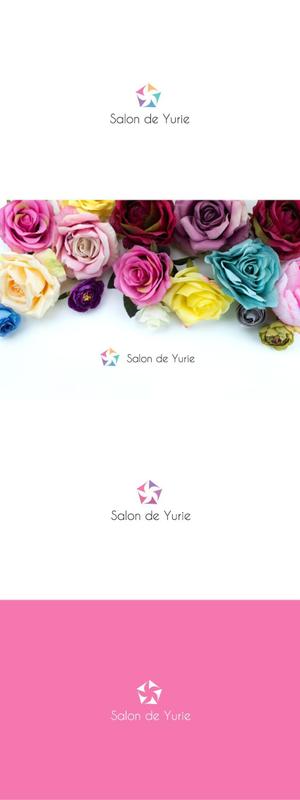 red3841 (red3841)さんの五感の癒しがテーマの多彩なレッスンが受けられるサロンのサイト「Salon de Yurie」のロゴへの提案