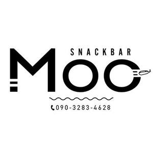 goshimmer ()さんのスナックバー「SnakBar  Moo」のロゴ・店舗看板への提案