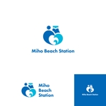 Kinoshita (kinoshita_la)さんの静岡市の三保内浜にニューオープン　"人と海が出会う場所"「三保ビーチステーション」のロゴへの提案
