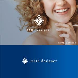 smoke-smoke (smoke-smoke)さんの歯科技工所『teethdesigner』のロゴマーク（シンボルマーク＋ロゴタイプ）への提案