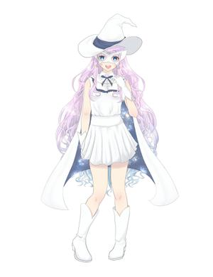 小田 (namie1829)さんの白い魔法使い（少女）のキャラクターデザインへの提案