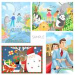 AKIKO (akikonpeitou123)さんの絵本のような会社案内の作成依頼への提案