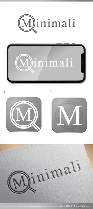 ST-Design (ST-Design)さんのミニマリストを対象とした買取アプリ「Minimali -ミニマリ-」のロゴ制作を担当してくださる方への提案