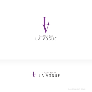 BLOCKDESIGN (blockdesign)さんの【商標登録なし】SALON de BAR LA VOGUE のロゴ　の作成への提案