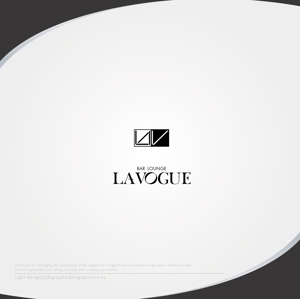 XL@グラフィック (ldz530607)さんの【商標登録なし】SALON de BAR LA VOGUE のロゴ　の作成への提案