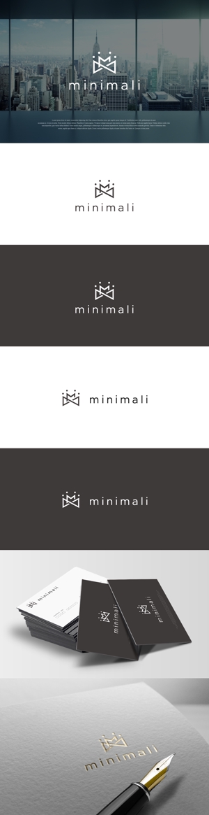 blue-3 (blue-3)さんのミニマリストを対象とした買取アプリ「Minimali -ミニマリ-」のロゴ制作を担当してくださる方への提案