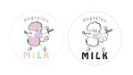 kotonoha_design (mmm529tk)さんのトリミングショップ　Dog salon MILK の　ロゴへの提案