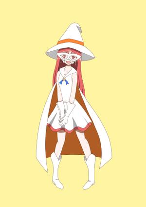 やまぼうず ()さんの白い魔法使い（少女）のキャラクターデザインへの提案