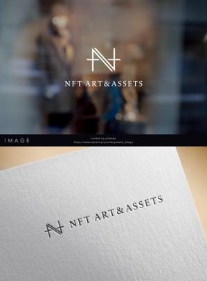 YD (yamana_design)さんの会社ロゴ「NFT ART & ASSETS」のロゴへの提案