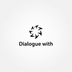 tanaka10 (tanaka10)さんの輪になって話し合う対話の場を運営する「株式会社Dialogue with」のロゴへの提案