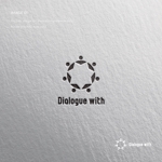 doremi (doremidesign)さんの輪になって話し合う対話の場を運営する「株式会社Dialogue with」のロゴへの提案