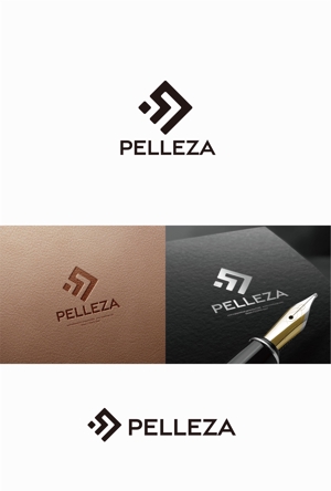eldordo design (eldorado_007)さんの革小物ブランド「PELLEZA」のロゴへの提案