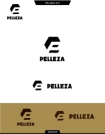queuecat (queuecat)さんの革小物ブランド「PELLEZA」のロゴへの提案