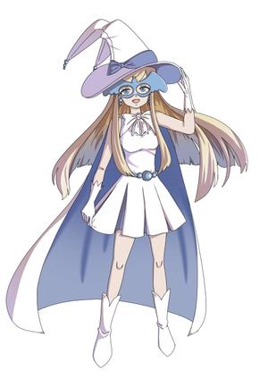 mugxmi (mugxmi)さんの白い魔法使い（少女）のキャラクターデザインへの提案
