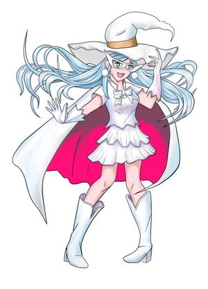 na2200 (na2200)さんの白い魔法使い（少女）のキャラクターデザインへの提案