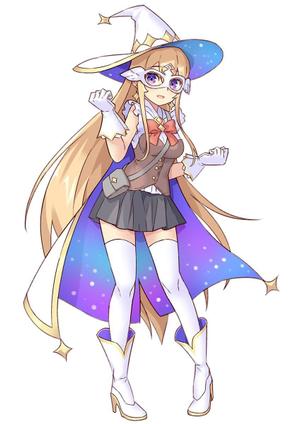 yagi (yagi2013)さんの白い魔法使い（少女）のキャラクターデザインへの提案