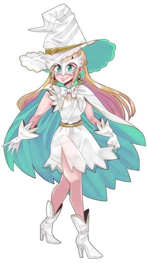461 (harumagenai)さんの白い魔法使い（少女）のキャラクターデザインへの提案