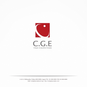 H-Design (yahhidy)さんの不動産業者　株式会社C.G.Eへの社名変更に伴うロゴの依頼です。への提案
