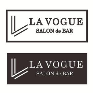 株式会社こもれび (komorebi-lc)さんの【商標登録なし】SALON de BAR LA VOGUE のロゴ　の作成への提案