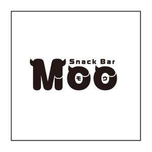 イギーゴーゴー (iggygogo)さんのスナックバー「SnakBar  Moo」のロゴ・店舗看板への提案