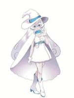 平賀饂飩 (5f919cac80c5d)さんの白い魔法使い（少女）のキャラクターデザインへの提案