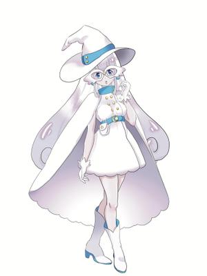 平賀饂飩 (5f919cac80c5d)さんの白い魔法使い（少女）のキャラクターデザインへの提案