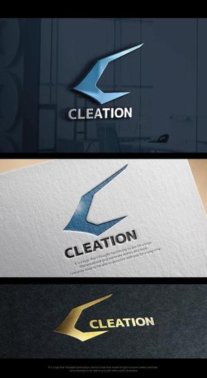 魔法スタジオ (mahou-phot)さんの災害復旧会社　「クリエイション」「CLEATION」のロゴ、への提案