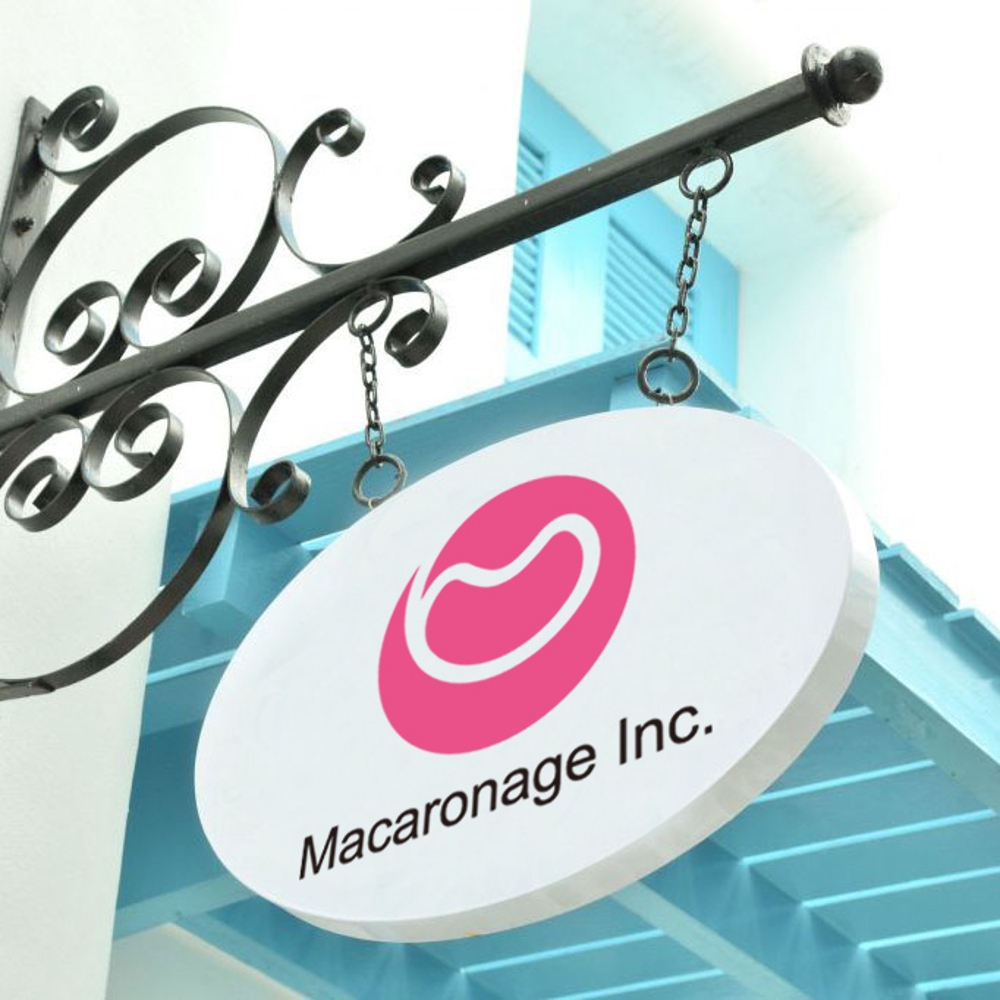 貿易商社「Macaronage」のロゴ