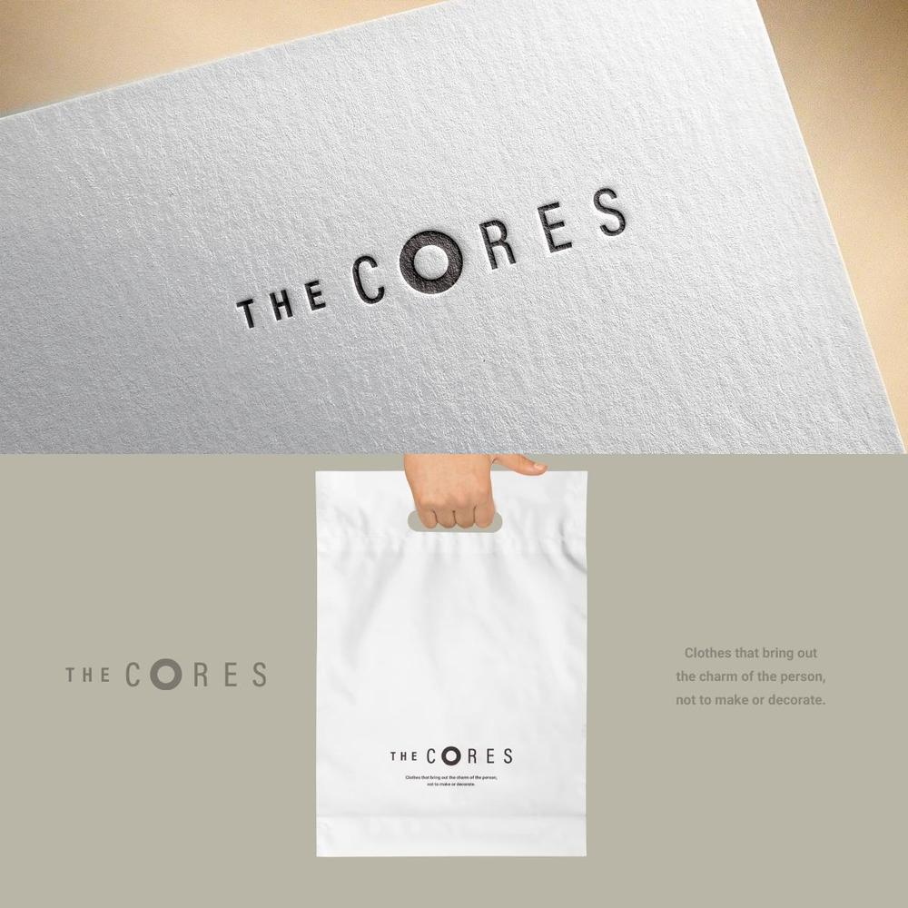 ラグジュアリー古着屋「THE  CORES」のロゴデザイン