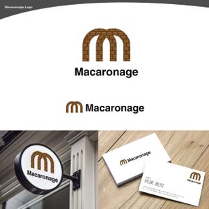 脇　康久 (ワキ ヤスヒサ) (batsdesign)さんの貿易商社「Macaronage」のロゴへの提案