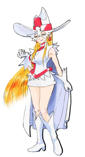あほっぷ (AHOPP)さんの白い魔法使い（少女）のキャラクターデザインへの提案