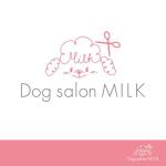 Cosmic design (cosmic_design)さんのトリミングショップ　Dog salon MILK の　ロゴへの提案