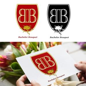 M  (miiidesign)さんのブーケ定期購入ギフトサービス「Bachelor Bouquet」のサービスロゴへの提案