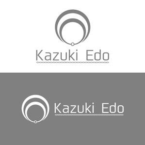StageGang (5d328f0b2ec5b)さんのアーティスト「Kazuki Edo」のロゴへの提案