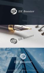 Morinohito (Morinohito)さんの弊社新サービス「DX Booster」のロゴへの提案