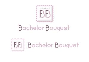 hamingway (hamingway)さんのブーケ定期購入ギフトサービス「Bachelor Bouquet」のサービスロゴへの提案