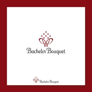 nico design room (momoshi)さんのブーケ定期購入ギフトサービス「Bachelor Bouquet」のサービスロゴへの提案