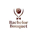 M2Design (Krarara)さんのブーケ定期購入ギフトサービス「Bachelor Bouquet」のサービスロゴへの提案