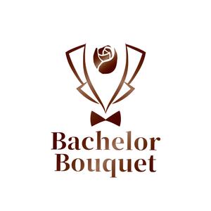 M2Design (Krarara)さんのブーケ定期購入ギフトサービス「Bachelor Bouquet」のサービスロゴへの提案