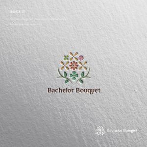 doremi (doremidesign)さんのブーケ定期購入ギフトサービス「Bachelor Bouquet」のサービスロゴへの提案