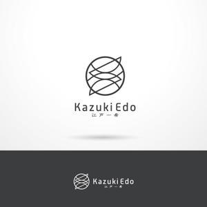 O-tani (sorachienakayoshi)さんのアーティスト「Kazuki Edo」のロゴへの提案