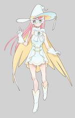 けもかも (kemokam0)さんの白い魔法使い（少女）のキャラクターデザインへの提案