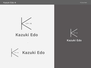 Y's Factory (ys_factory)さんのアーティスト「Kazuki Edo」のロゴへの提案