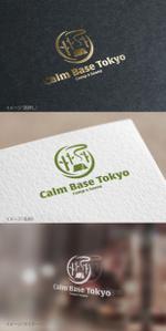 mogu ai (moguai)さんのサウナ付キャンプサイト【Calm Base Tokyo】のロゴ作成への提案