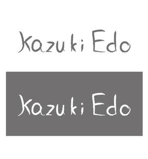 arie (arie7)さんのアーティスト「Kazuki Edo」のロゴへの提案