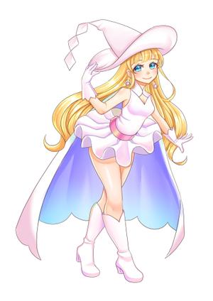 ikuRa (ikuRa)さんの白い魔法使い（少女）のキャラクターデザインへの提案