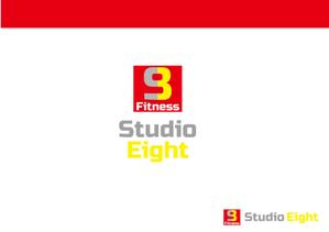 KKデザイン (elovehakkai)さんのフィットネスジム「 Studio Eight 」のロゴへの提案