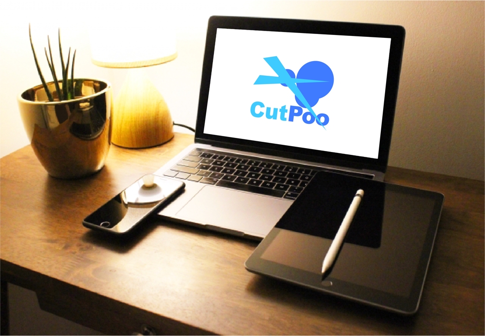 理容室　CutPoo  Cut & Shampoo の ロゴ