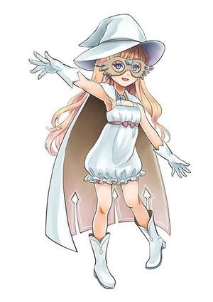 Chiroさんの白い魔法使い（少女）のキャラクターデザインへの提案